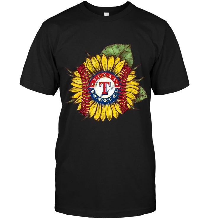 Mlb Texas Rangers Sunflower Texas Rangers Fan Shirt Sweater Size Up To 5xl