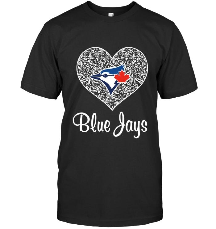 Mlb Toronto Blue Jays Heart Floral Pattern Shirt Size Up To 5xl