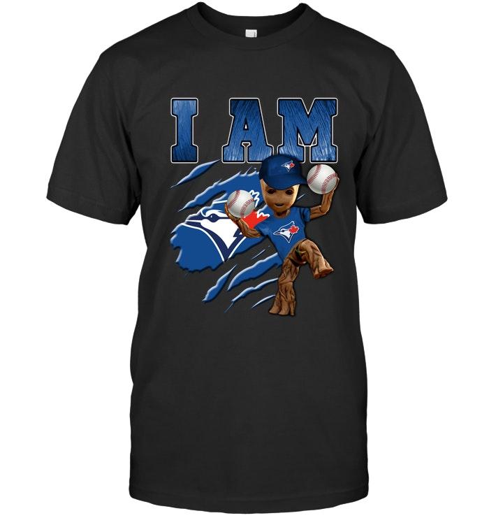 Mlb Toronto Blue Jays I Am Groot Loves Toronto Blue Jays Fan Shirt Sweater Size Up To 5xl