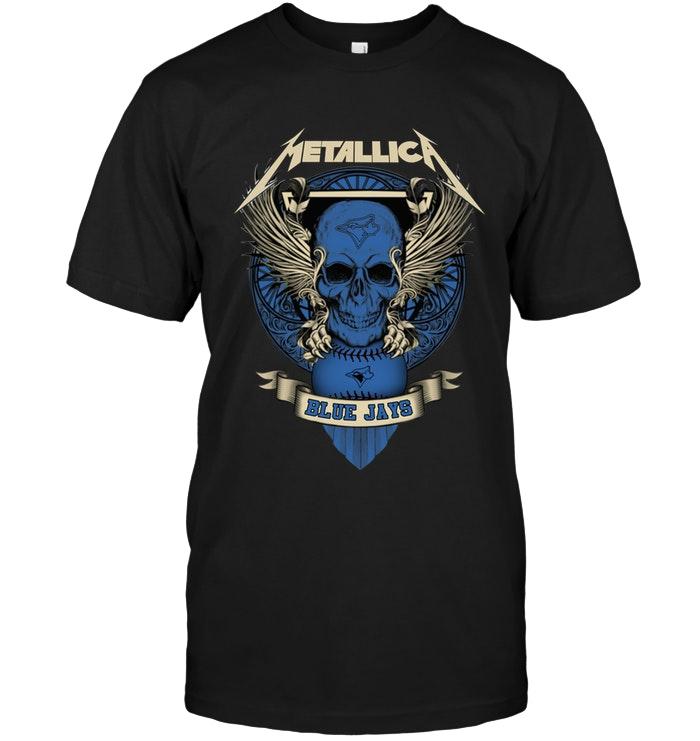 Mlb Toronto Blue Jays Metallica Toronto Blue Jays Fan Shirt Hoodie Full Size Up To 5xl