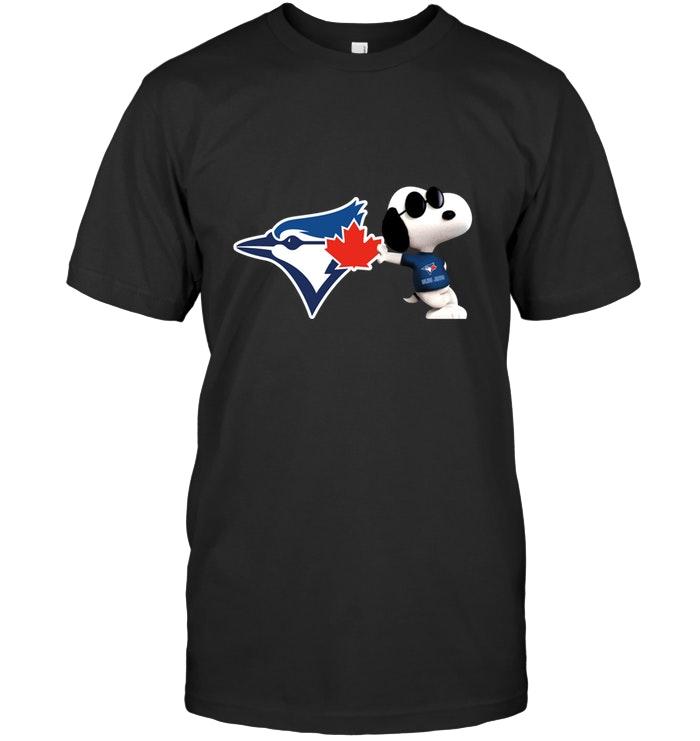 Mlb Toronto Blue Jays Snoopy Sun Glasses Proud Fan Shirt Plus Size Up To 5xl