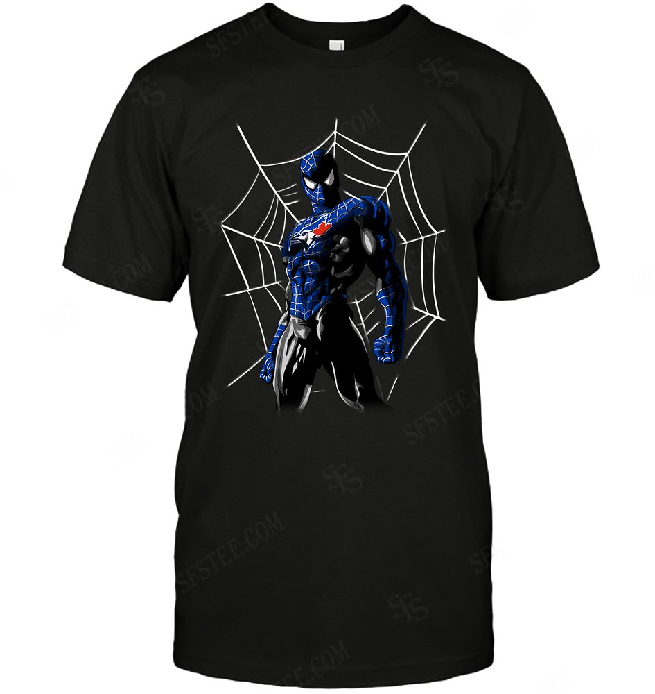 Mlb Toronto Blue Jays Spider Man Dc Marvel Jersey Superhero Avenger Sweater Plus Size Up To 5xl