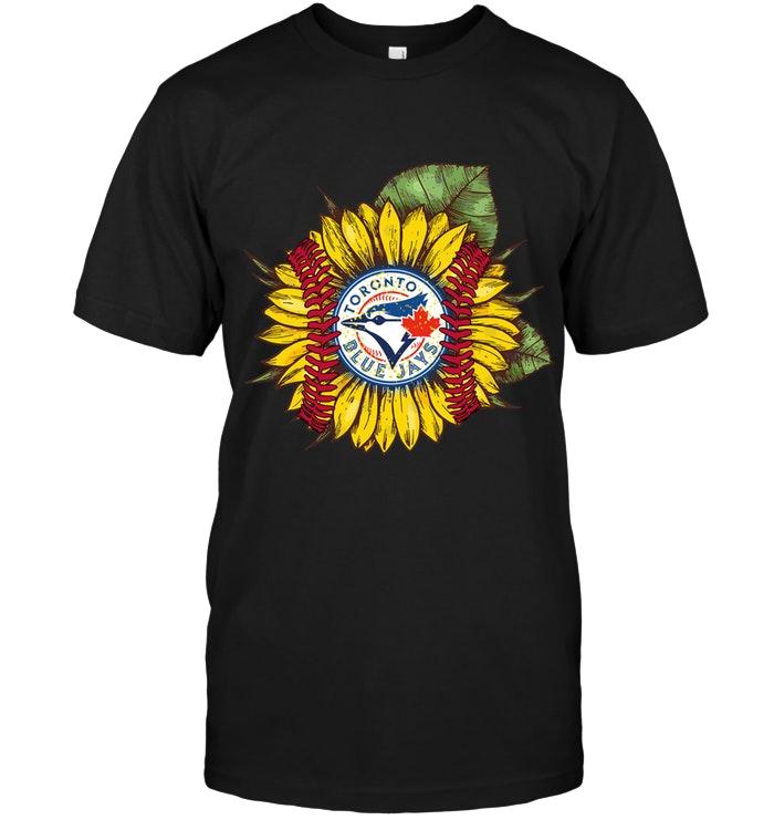 Mlb Toronto Blue Jays Sunflower Toronto Blue Jays Fan Shirt Sweater Plus Size Up To 5xl