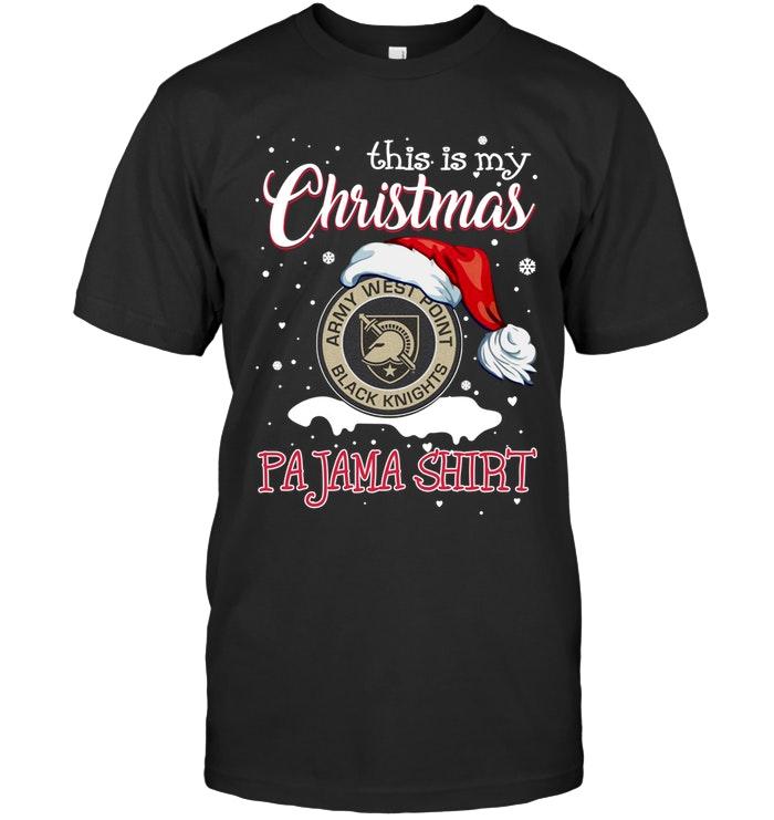 Ncaa Army Black Knights This Is My Christmas Army Black Knights Pajama Shirt T Shirt Tshirt Plus Size Up To 5xl