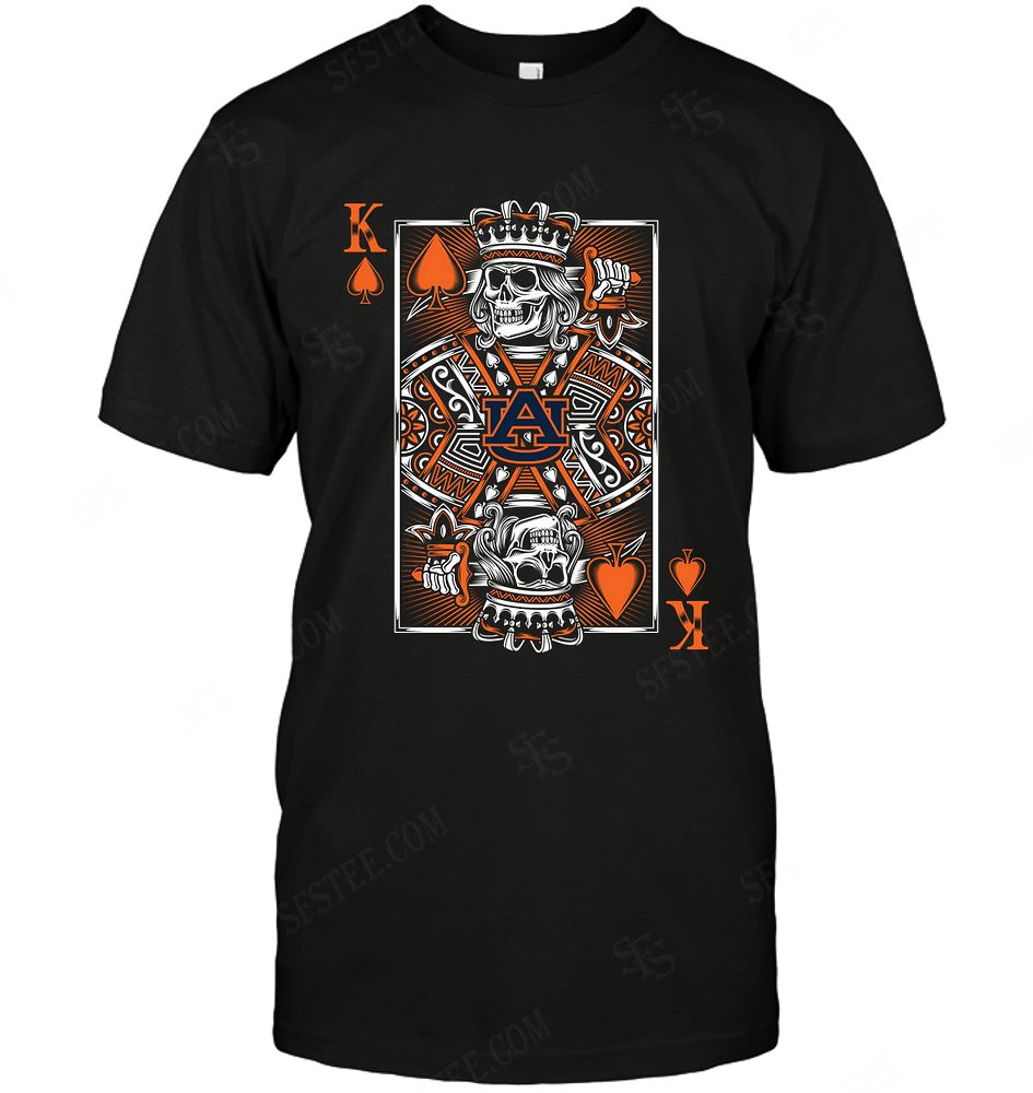 Ncaa Auburn Tigers King Card Poker Tank Top Full Size Up To 5xl