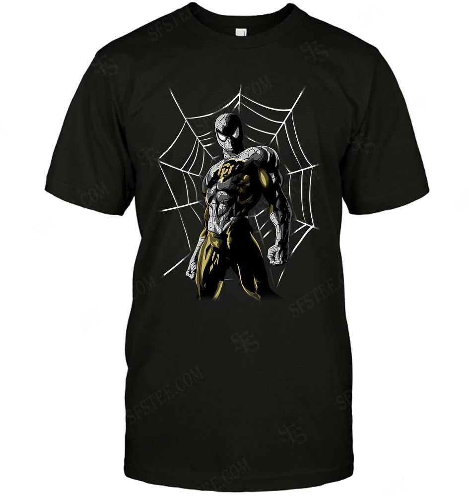 Ncaa Colorado Buffaloes Spider Man Dc Marvel Jersey Superhero Avenger Long Sleeve Plus Size Up To 5xl