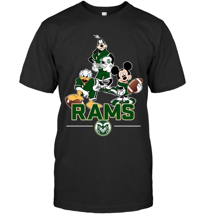 Ncaa Colorado State Rams Mickey Donald Goofy Fan Shirt Tank Top Size Up To 5xl