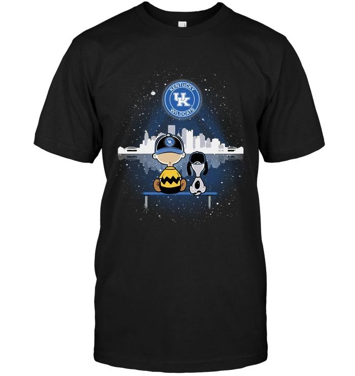 Ncaa Kentucky Wildcats Snoopy Watch Kentucky Wildcats City Star Light Shirt Size Up To 5xl