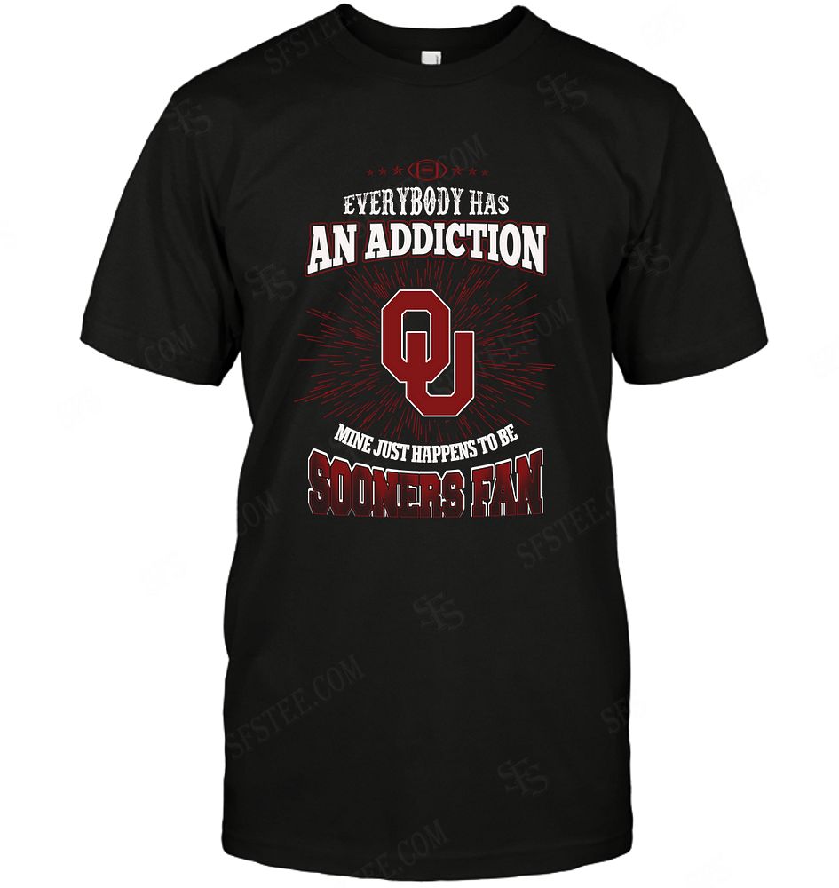 Ncaa Oklahoma Sooners Everybody Has An Addiction Hoodie Plus Size Up To 5xl
