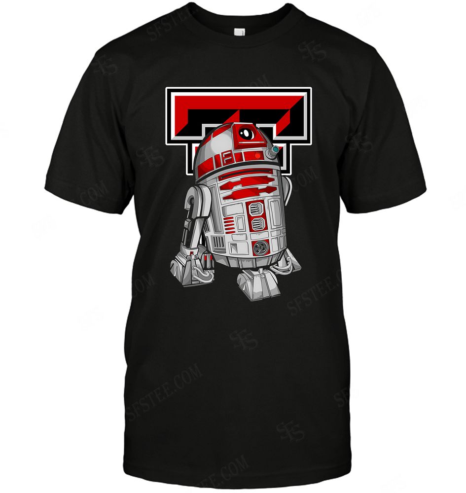 NCAA Texas Tech Red Raiders R2d2 Star Wars Shirt Gift For Fan