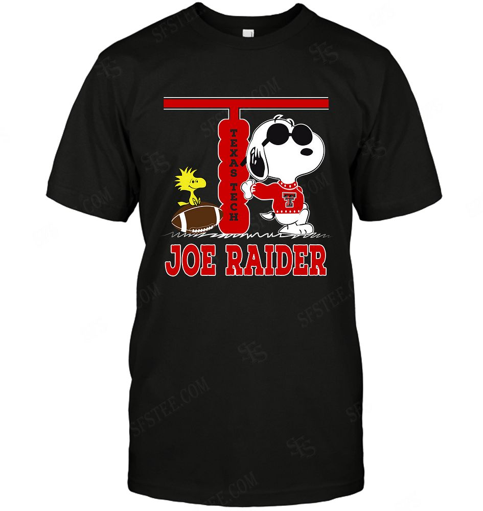 NCAA Texas Tech Red Raiders Snoopy Dog Tshirt For Fan