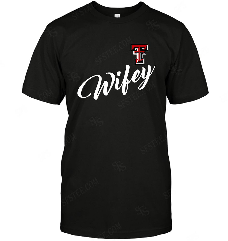 NCAA Texas Tech Red Raiders Wifey Wife Honey Tank Top Tshirt For Fan