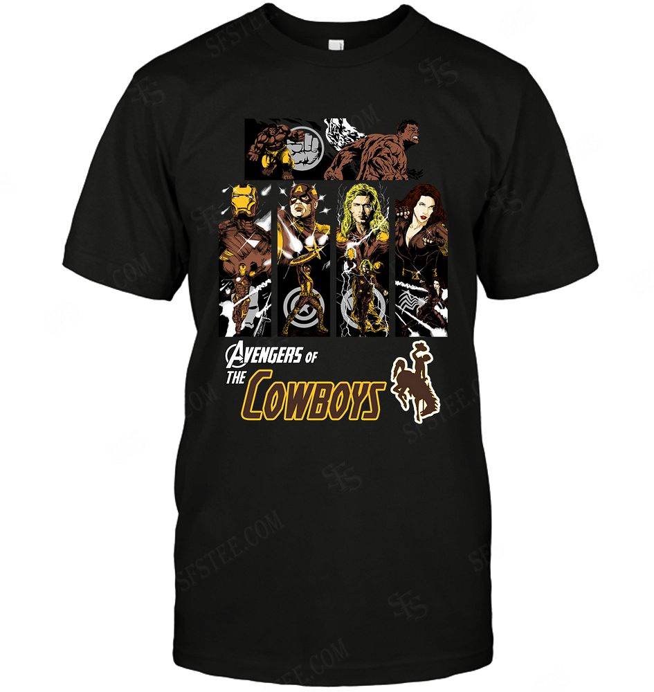 Ncaa Wyoming Cowboys Avengers Dc Marvel Jersey Superhero Avenger Shirt Full Size Up To 5xl