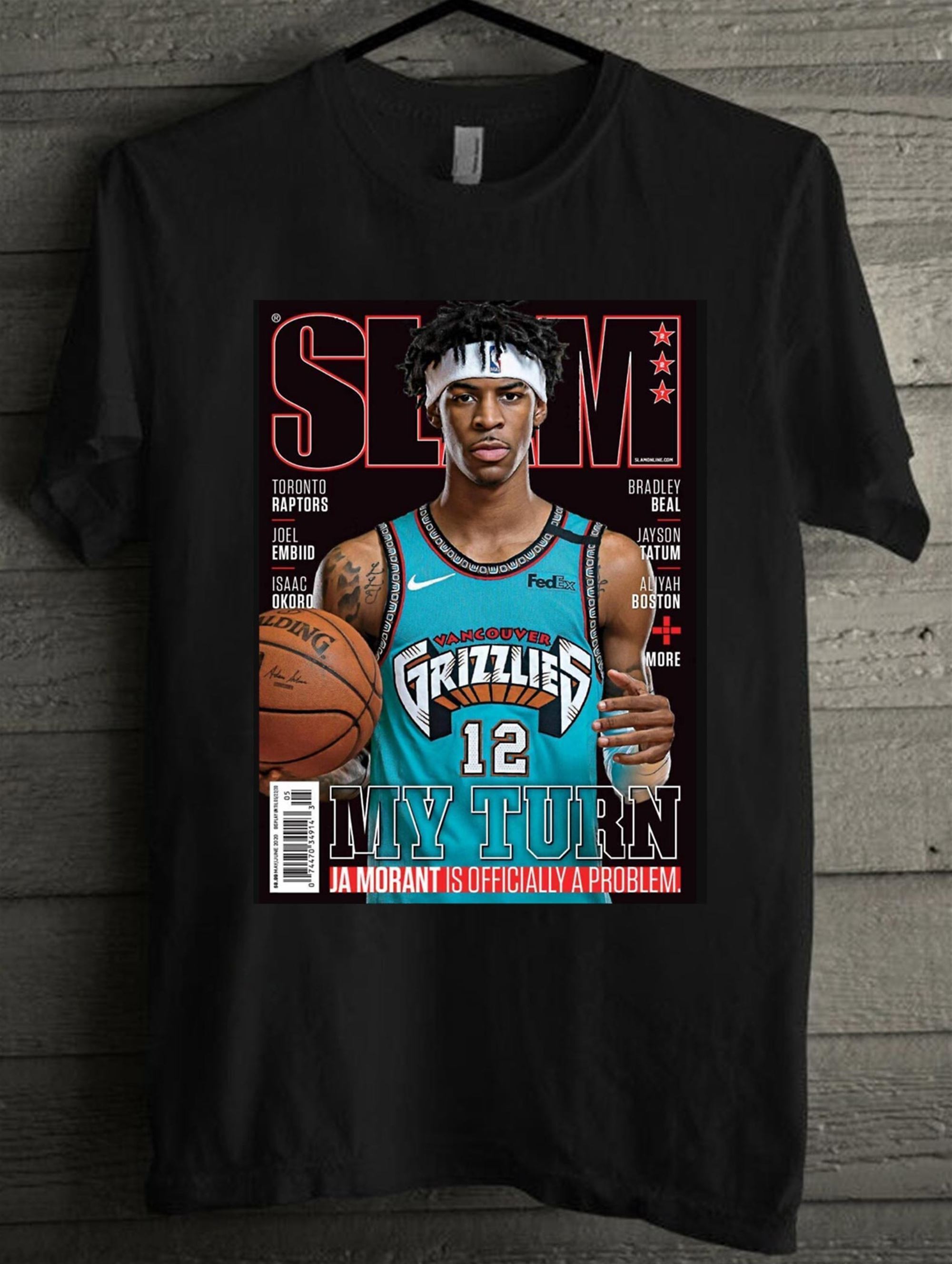 Ja Morant Slam Shirt Slam Shirt Ja Morant Shirt Morant Shirt Ja Shirt Ja Morant Slam Cover Shirt Nba Shirt Grizzlies Shirt Size Up To 5xl