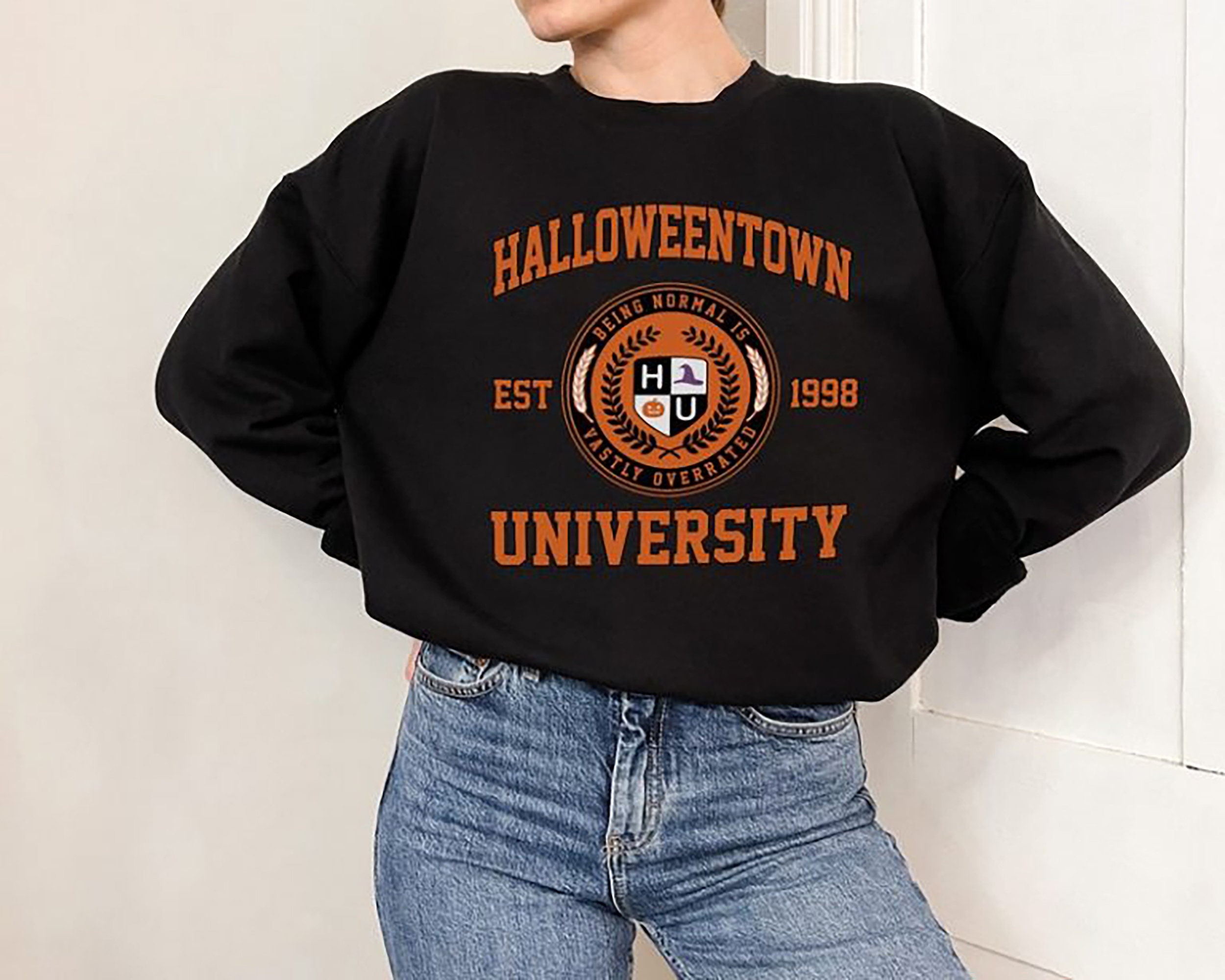 Halloweentown Est 1998 University Sweatshirt Halloweentown University Sweatshirts Halloween Shirt Fall Sweatshirts Halloweentown Shirt