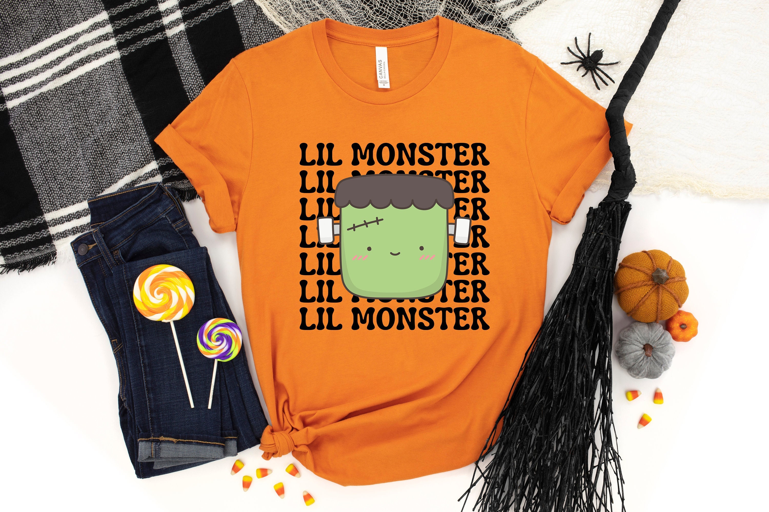 Lil Monster Shirt Halloween Shirt Halloween Party Shirt Trick Or Treat Shirtspooky Vibes Shirtcute Halloween Shirthalloween Boy Shirt