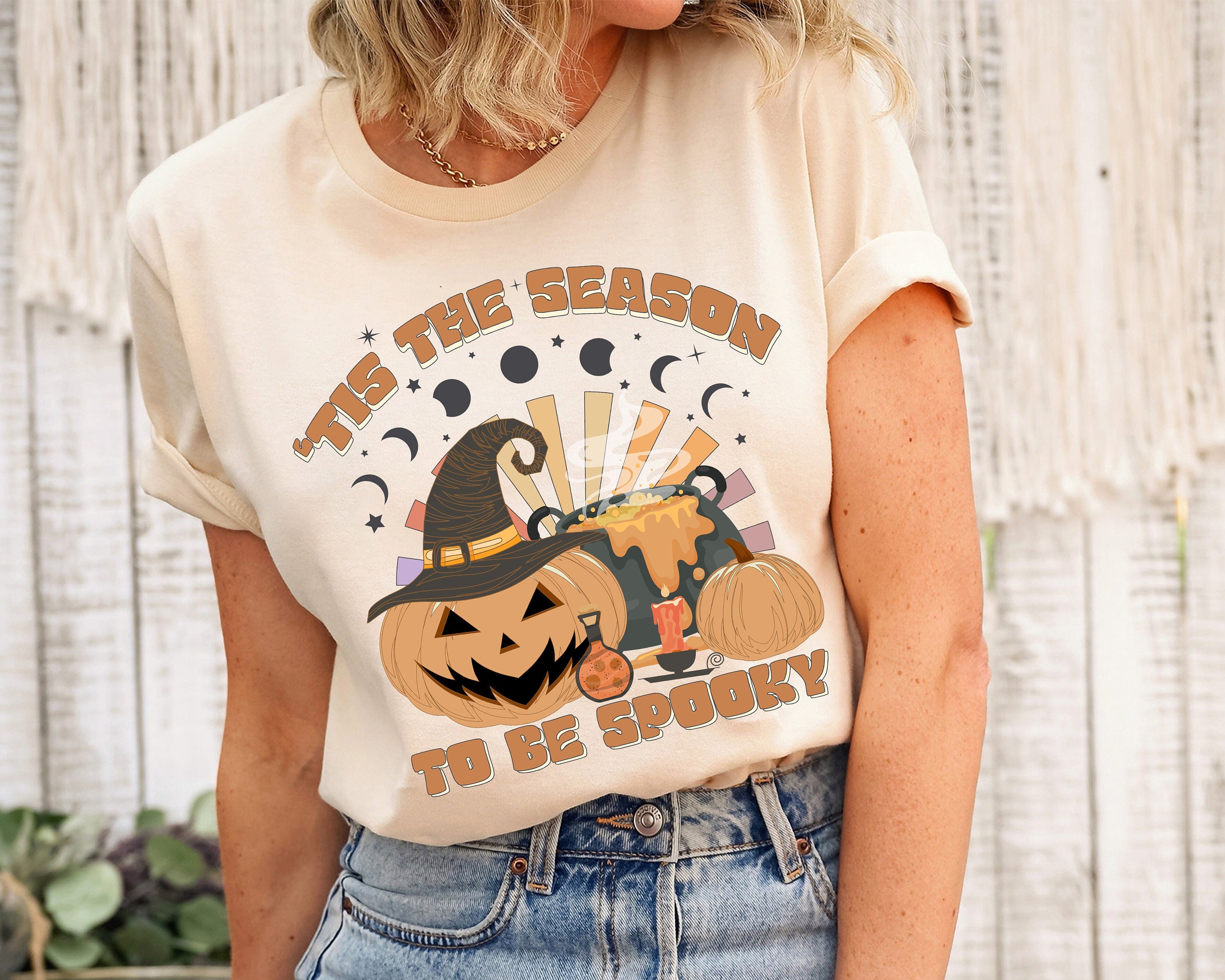 Tis The Season To Be Spooky Shirt T-shirt Spooky Shirt Halloween Shirt Halloween Party Shirt Funny Halloween Tee Gift For Halloween