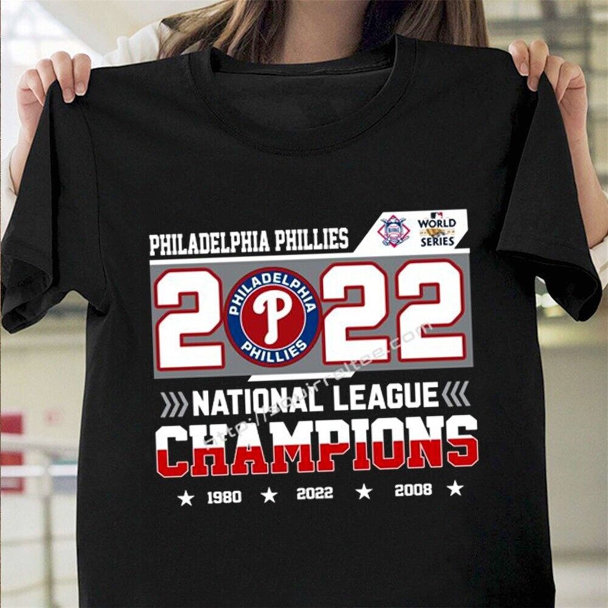 Philadelphia Phillies 2022 National League Champs T-shirt Gift For Men Women Size Up To 5xl