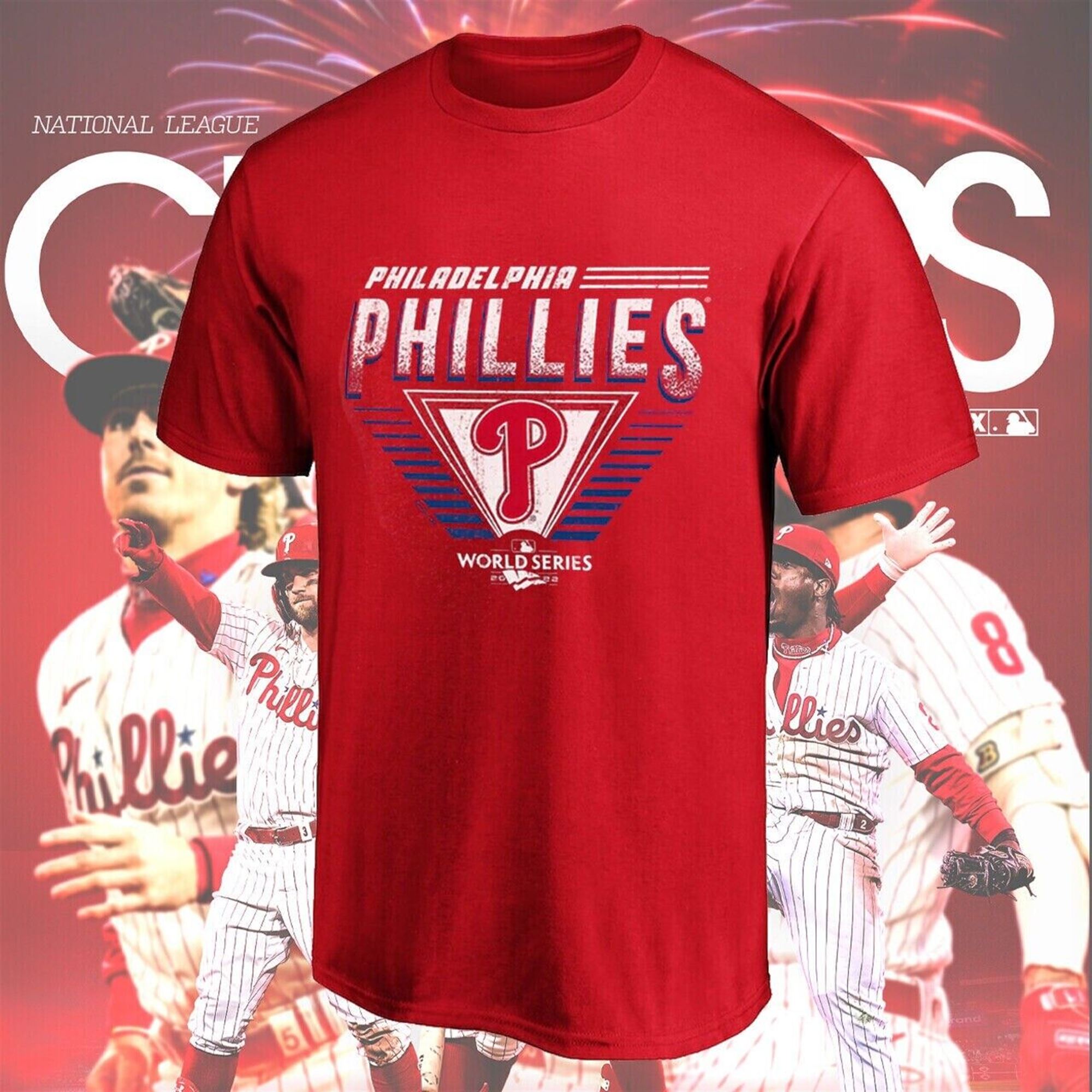 Philadelphia Phillies 2022 World Baseball Series Champs Unisex T-shirt Full Size Up To 5xl