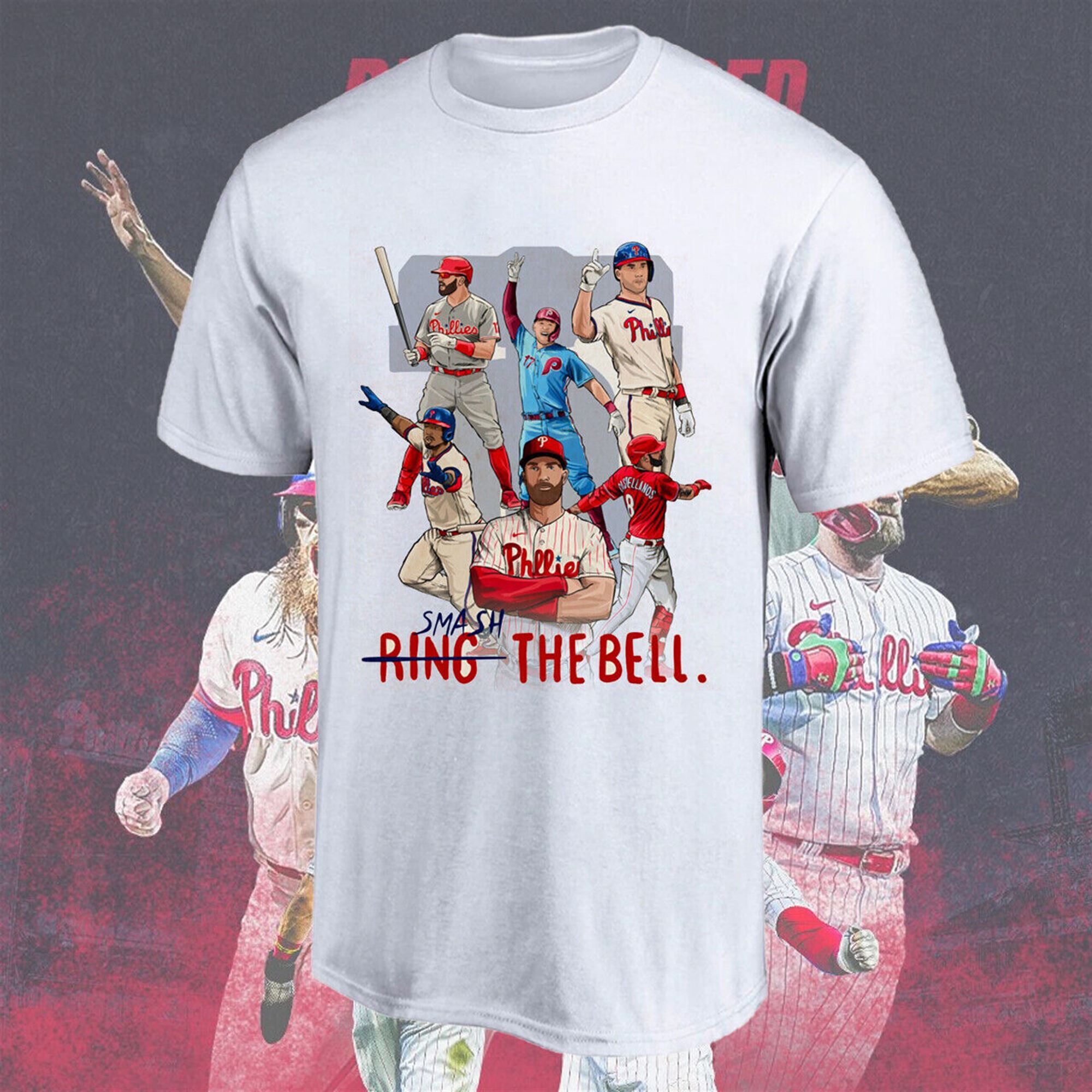 Philadelphia-phillies World Baseball Series Champs 2022 Unisex T-shirt Gift Fans Plus Size Up To 5xl