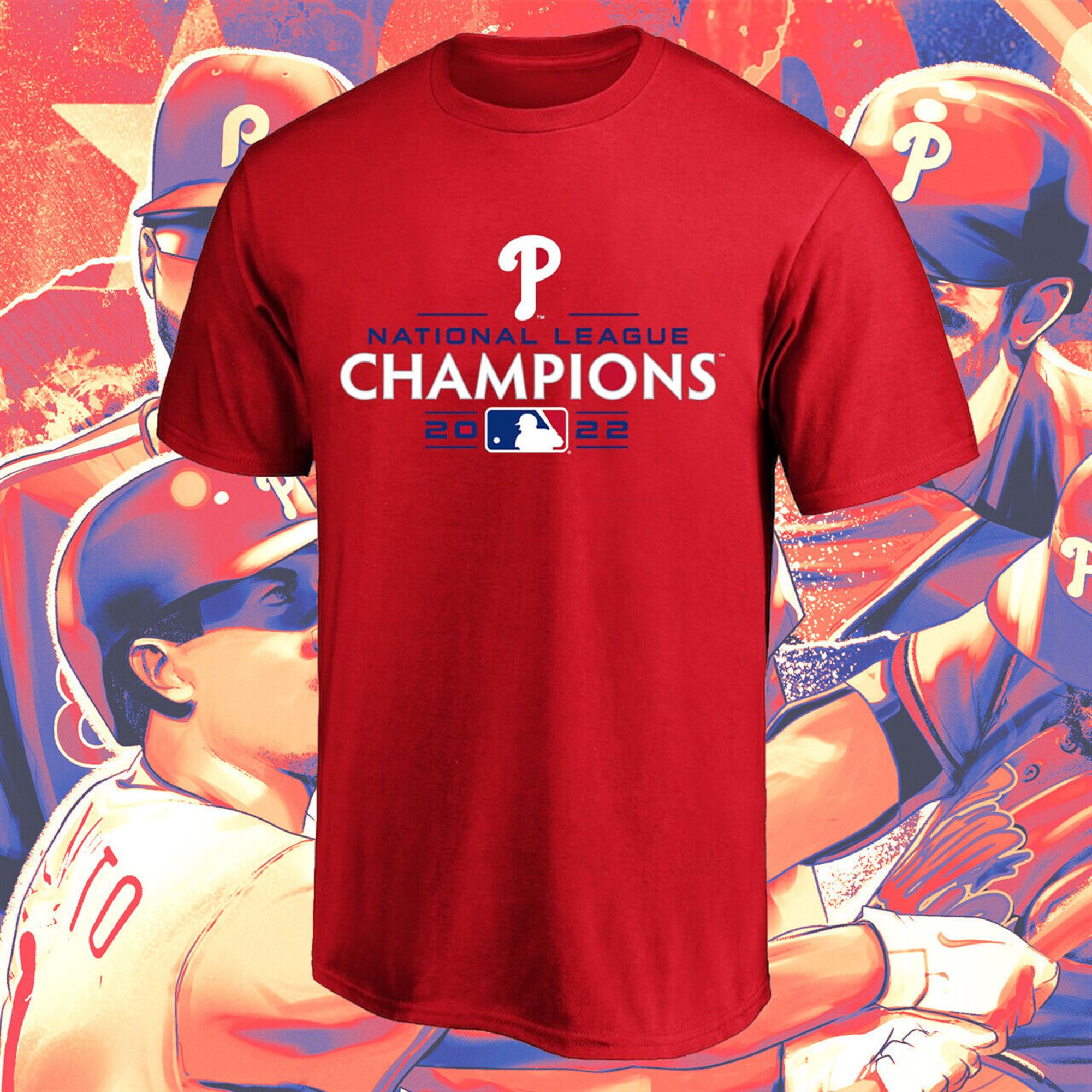Philadelphia Phillies World Series Baseball Finals Champs 2022 T-shirt Full Size Up To 5xl