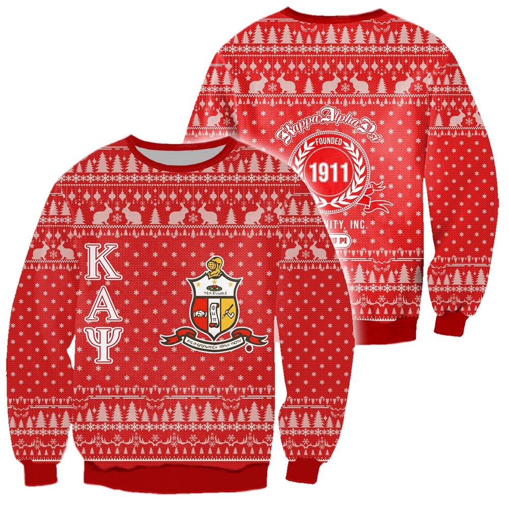 3d All Over Kappa Alpha Psi Ugly Sweater 4102019 Sweatshirt Christmas