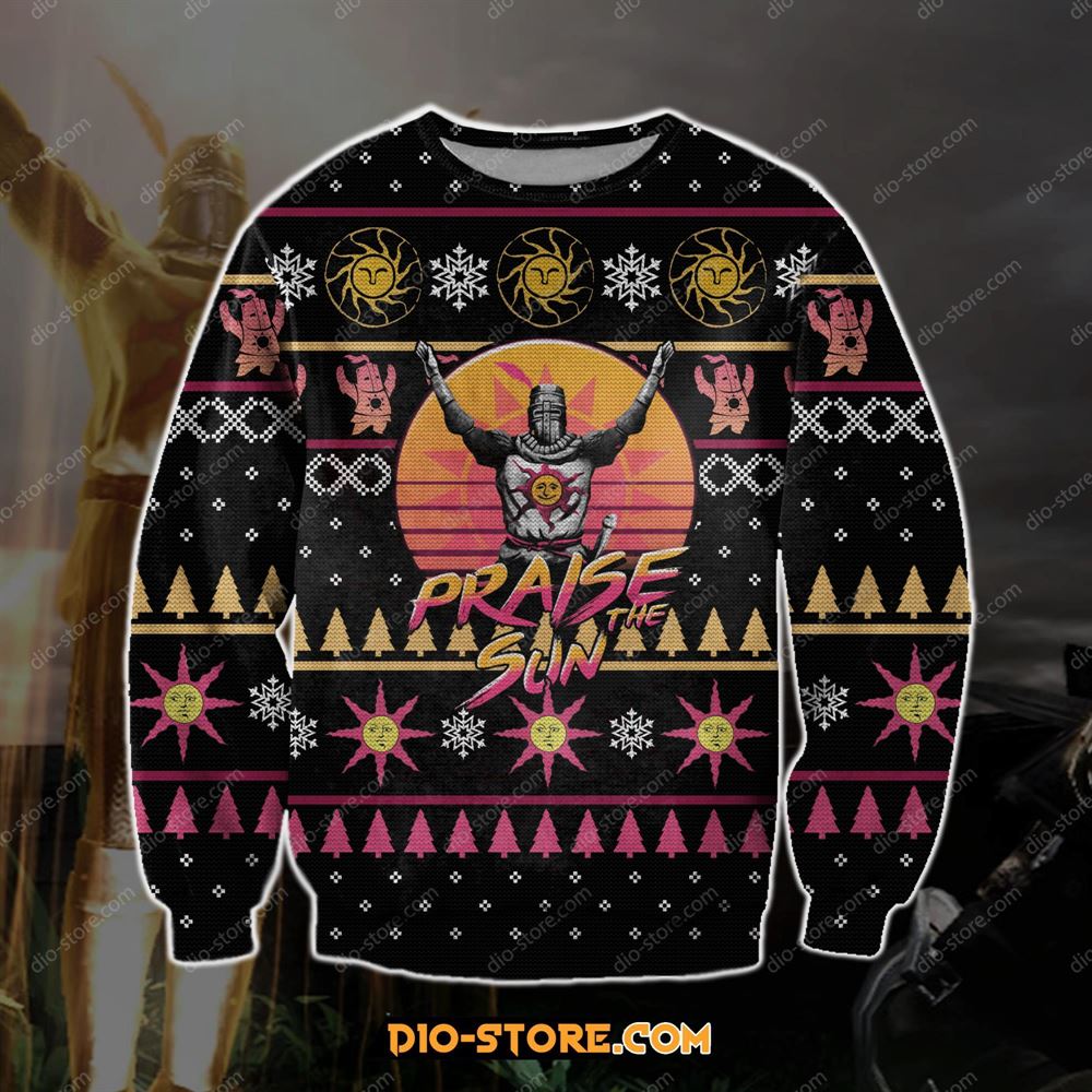 Praise The Sun 3d Print Ugly Christmas Sweater Sweatshirt Christmas