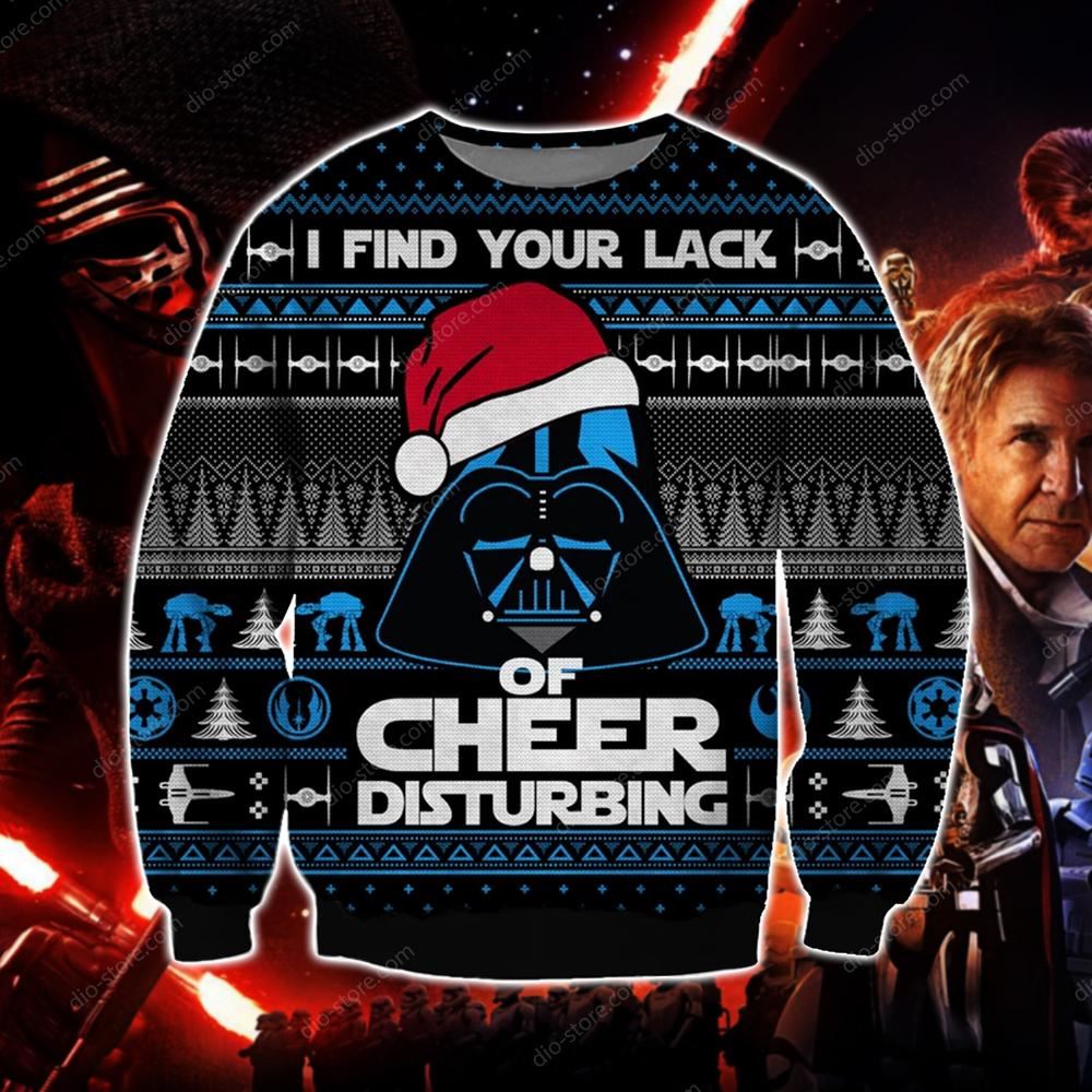 Star Wars Knitting Pattern 3d Print Ugly Christmas Sweater Sweatshirt Christmas