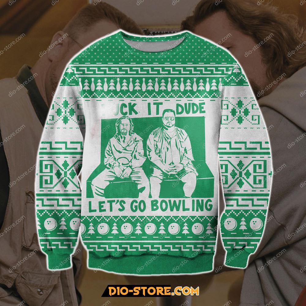 The Big Lebowski 3d Print Ugly Christmas Sweater Sweatshirt Christmas