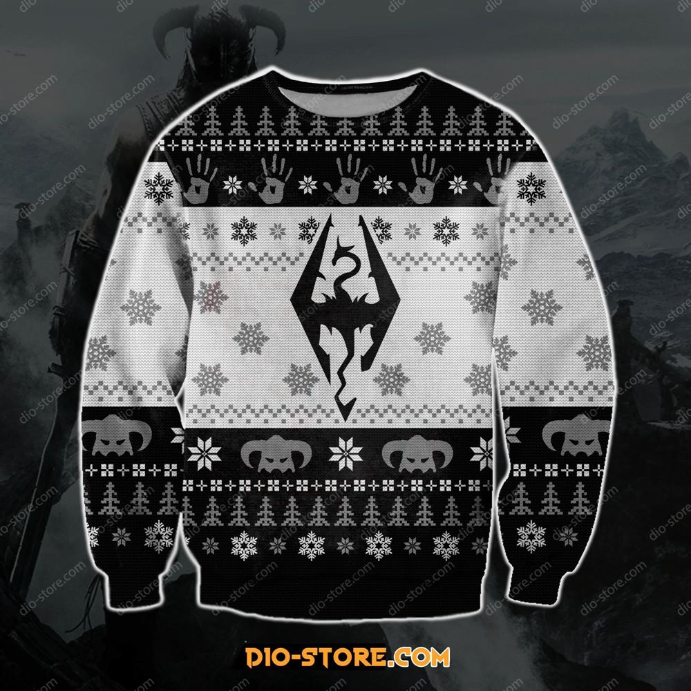 skyrim ugly christmas sweater