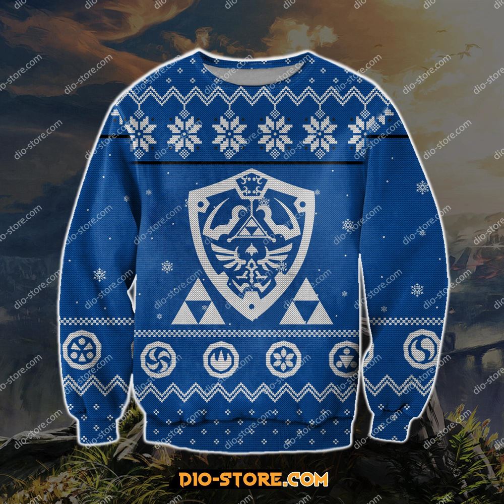 The Legend Of Zelda 3d Print Ugly Christmas Sweater Sweatshirt Christmas