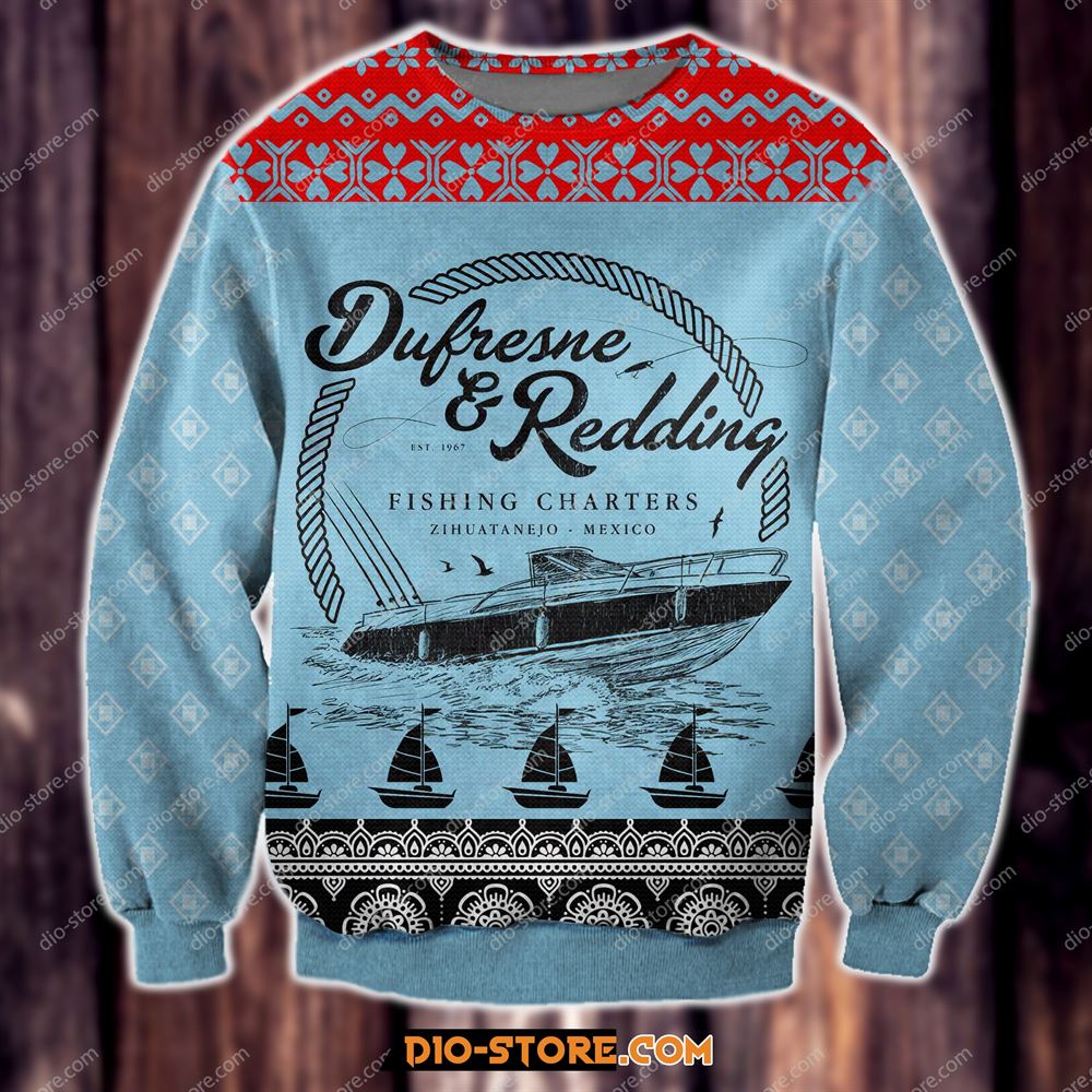 The Shawshank Redemption 3d Print Ugly Christmas Sweater Sweatshirt Christmas