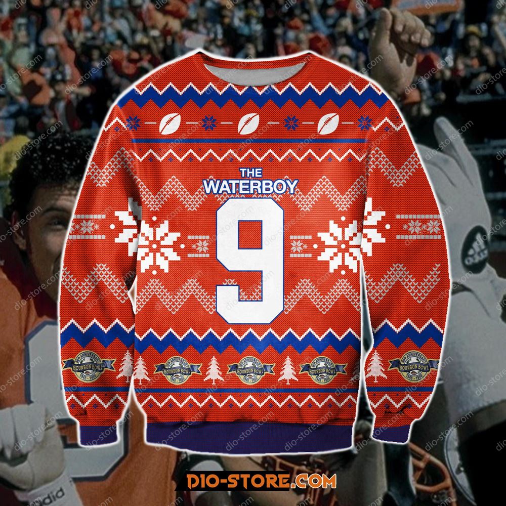 The Waterboy 9 Comedy Film 3d Print Ugly Christmas Sweater Sweatshirt Christmas