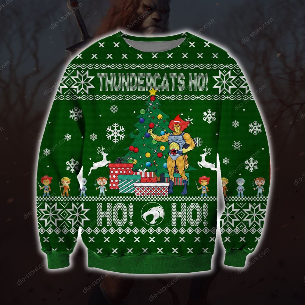 Thundercats Ho Knitting Pattern 3d Print Ugly Christmas Sweater Sweatshirt Christmas