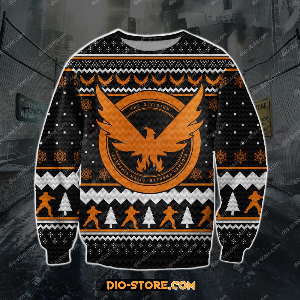 Tom Clancys The Division 3d Print Ugly Christmas Sweater Sweatshirt Christmas