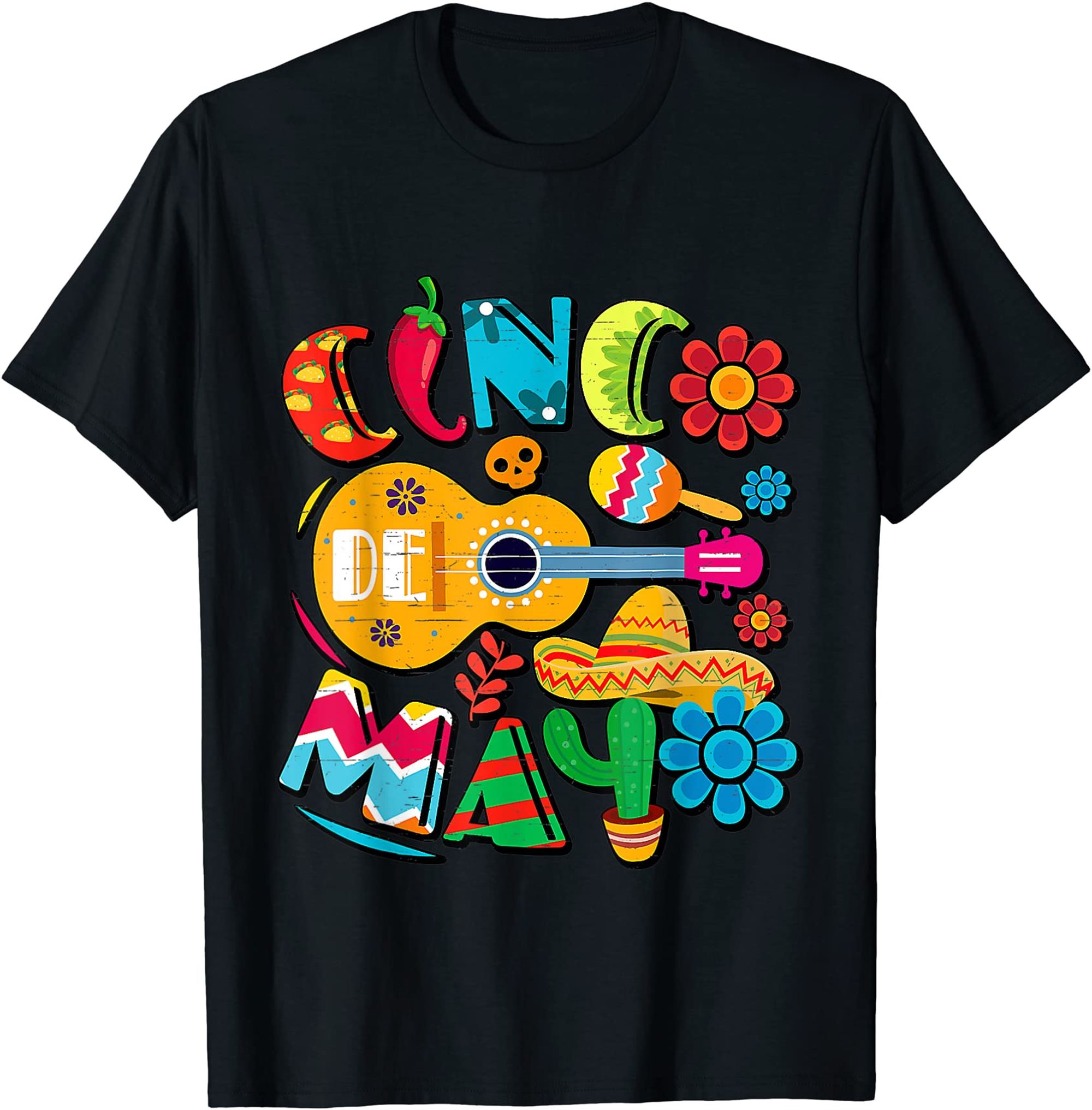 Cinco De Mayo Mexican Fiesta 5 De Mayo T-shirt Full Size Up To 5xl