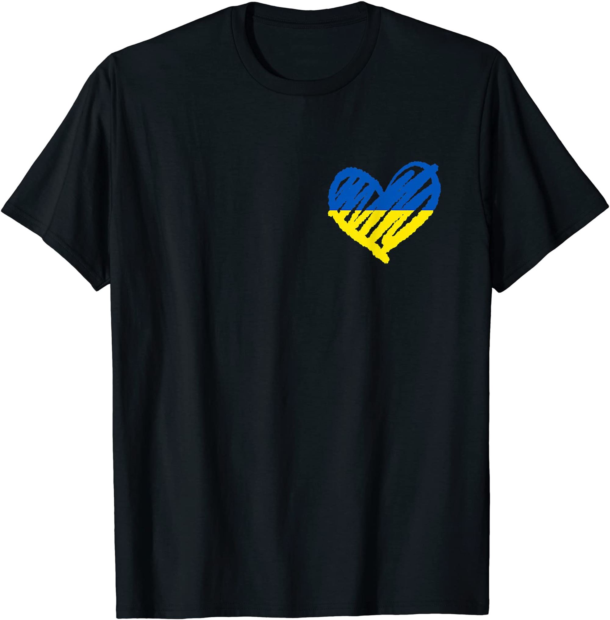 I Stand With Ukraine Ukrainian Tshirt Flag Peace Heart T-shirt Full Size Up To 5xl