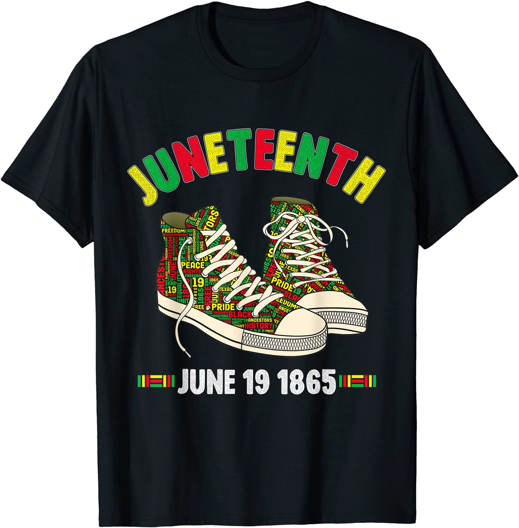 Juneteenth June 19 1865 Black African-american Independence T-shirt Size Up To 5xl