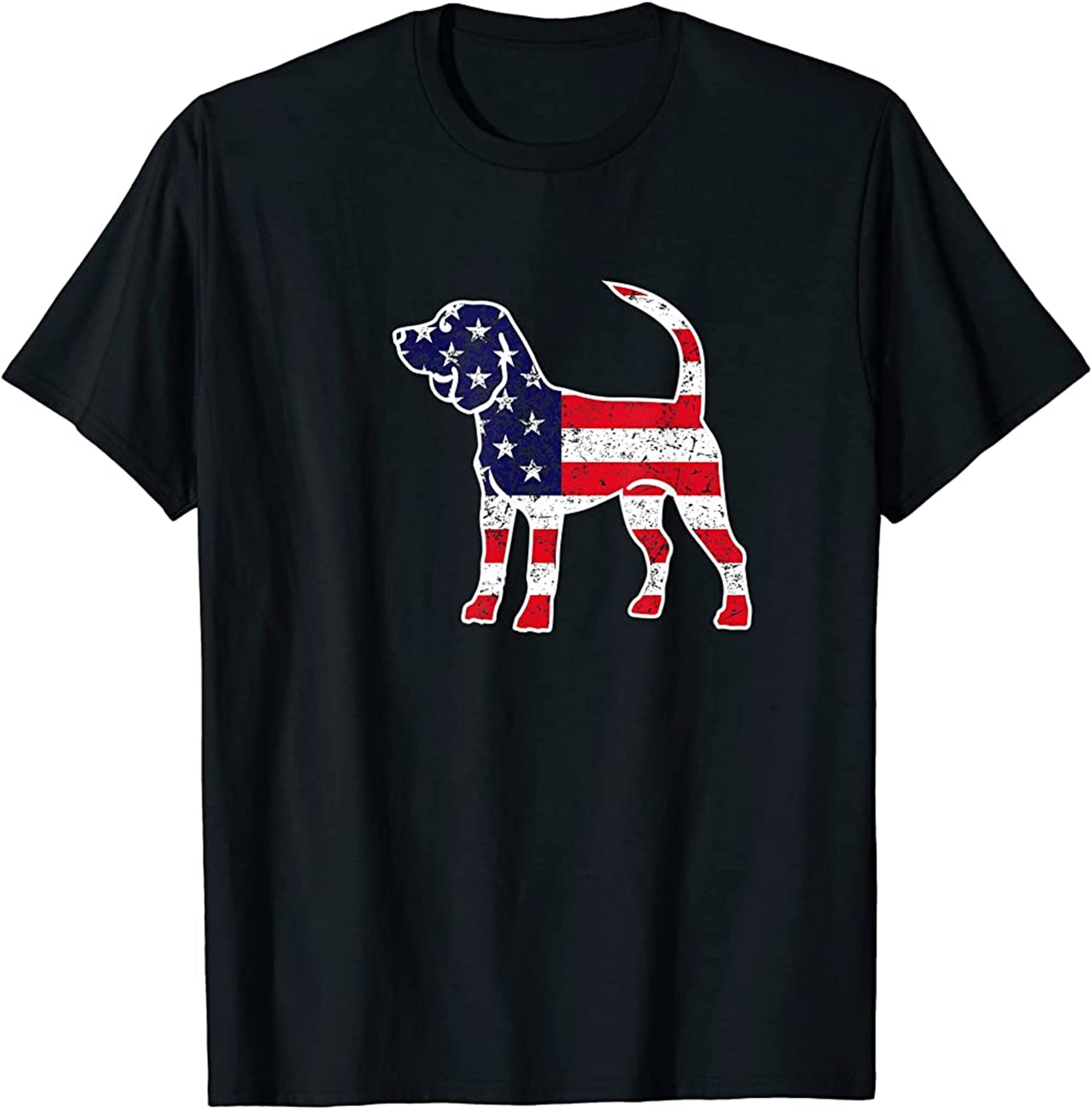 4th Of July Beagle Dog Graphic Patriotic Usa American Flag T-shirt Plus Size Up To 5xl