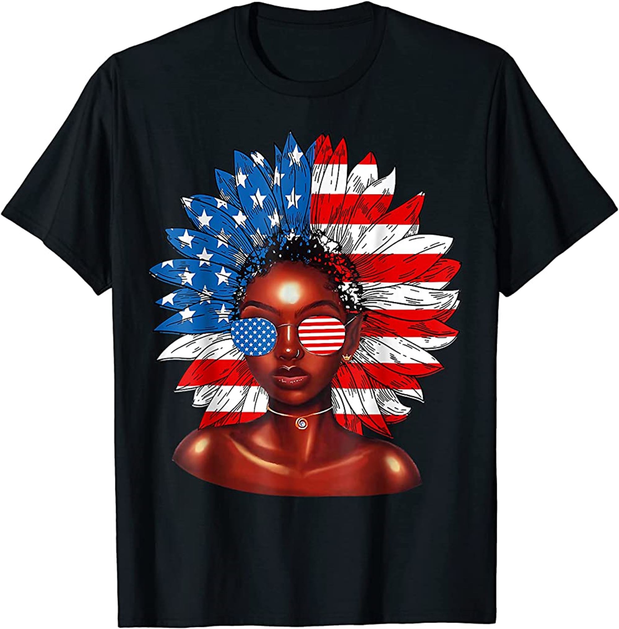 Melanin Graphic T-shirt Size Up To 5xl