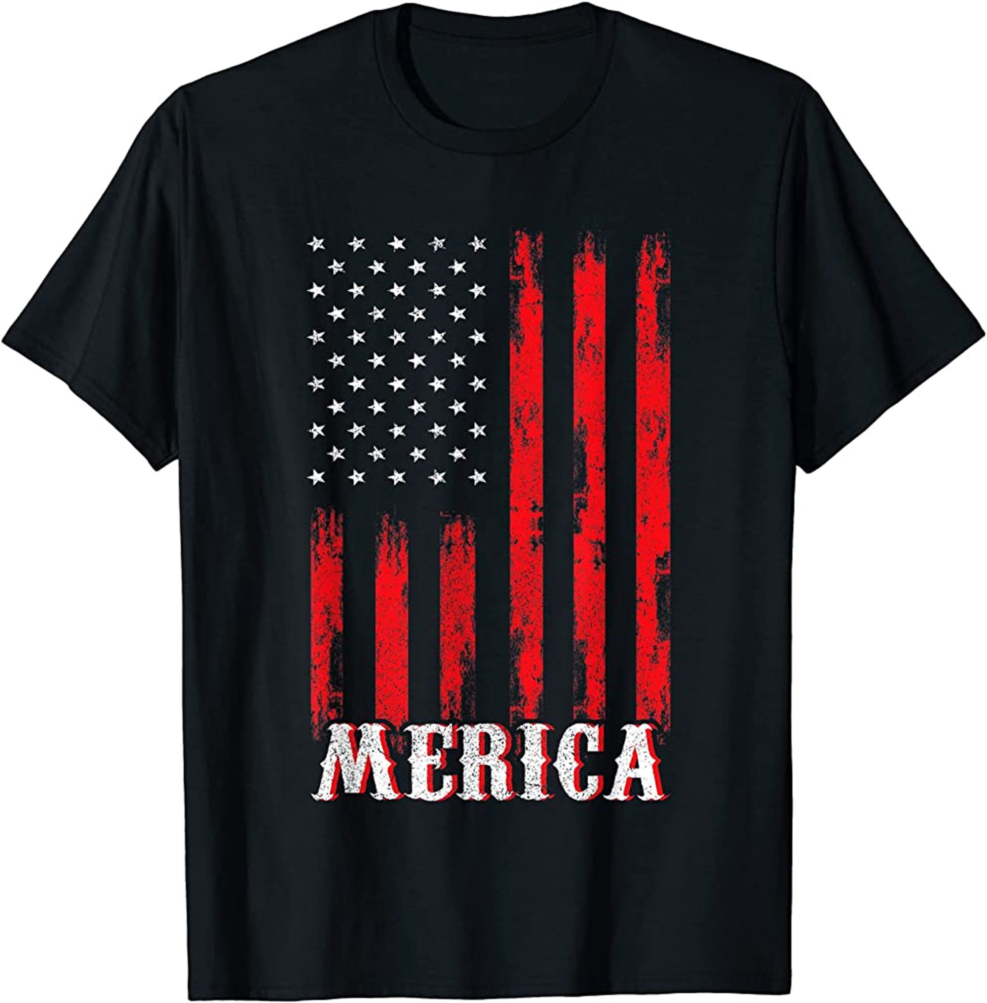 Merica Shirt American Patriot Shirts 4th Of July Usa Flag T-shirt Plus Size Up To 5xl