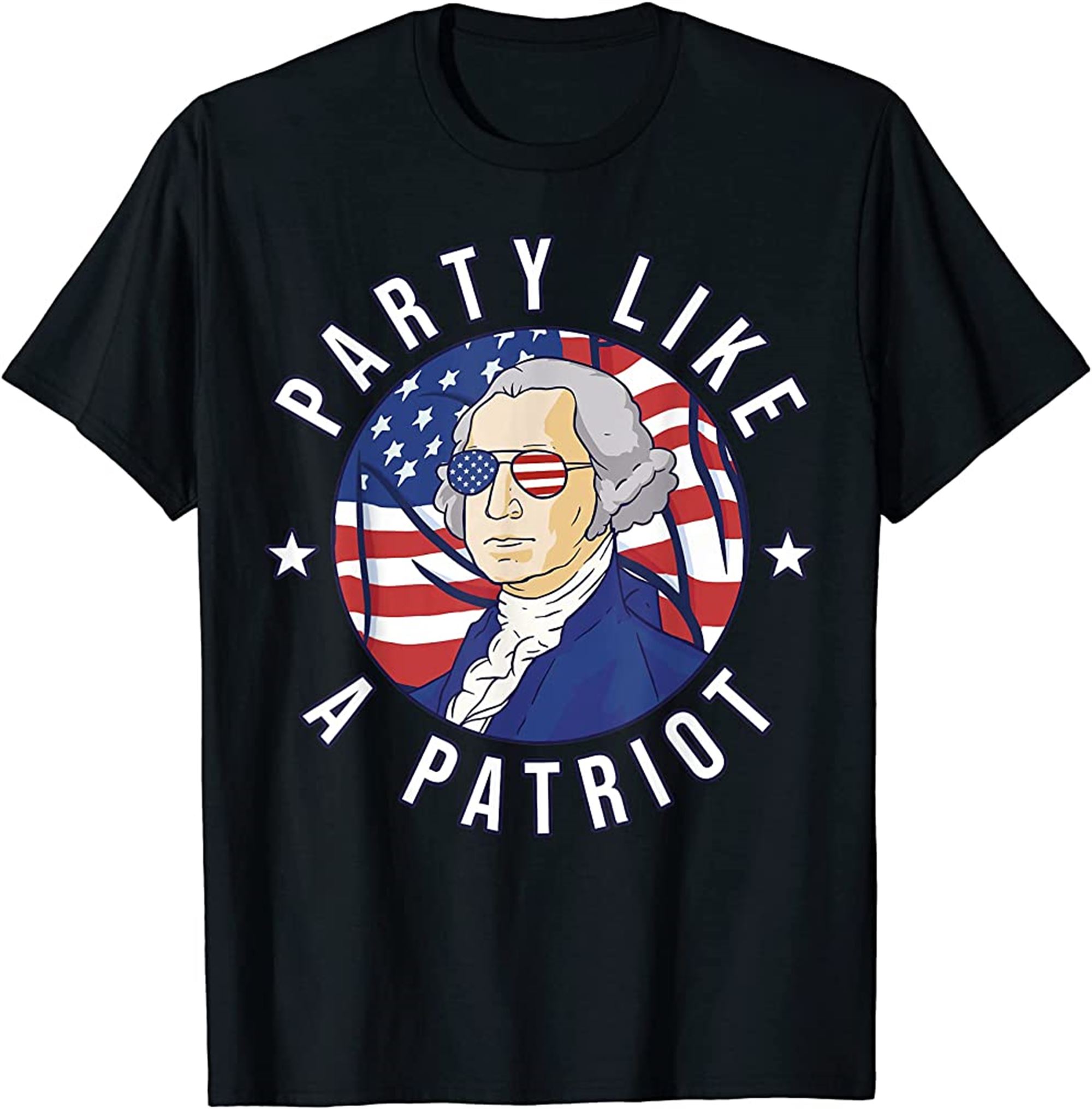 Party Like A Patriot 4th Of July T-shirt Full Size Up To 5xl