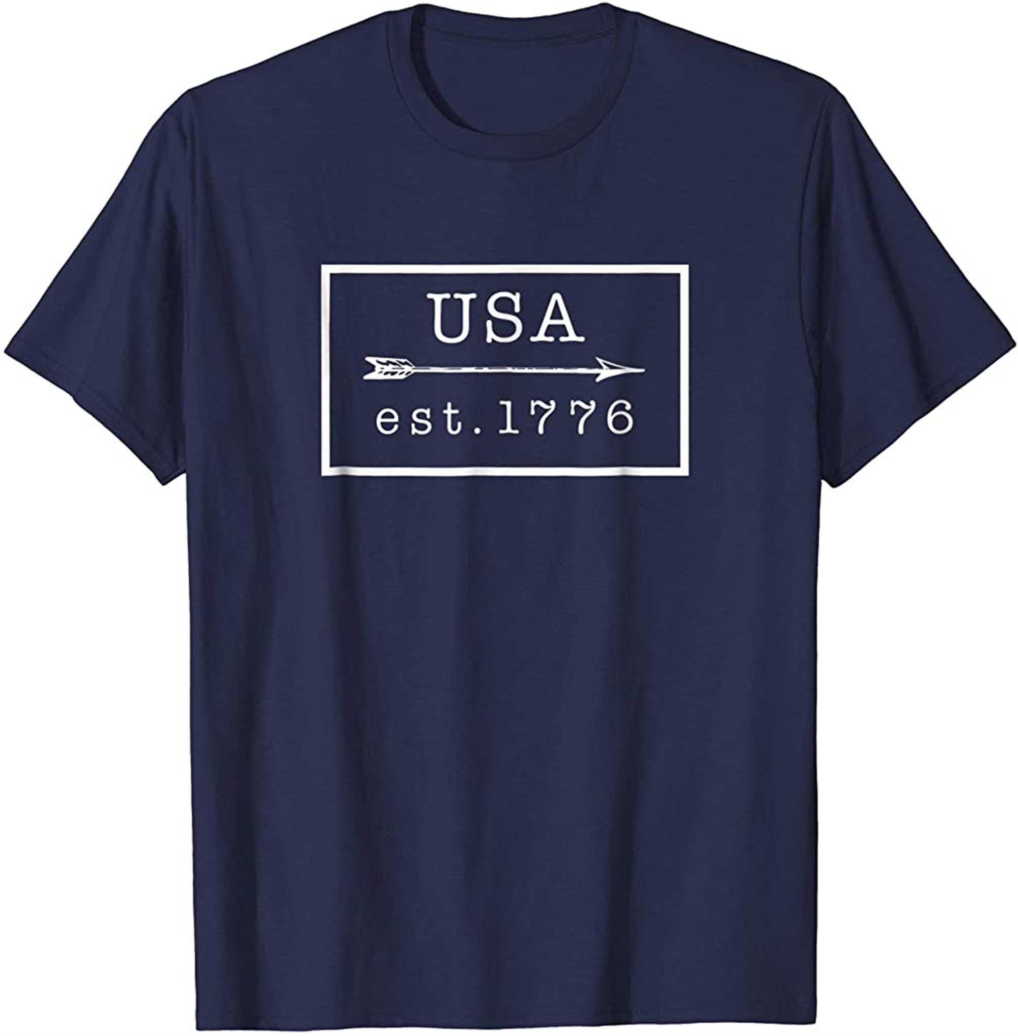 Usa Est 1776 Cool Patriotic Shirt For July 4th Plus Size Up To 5xl