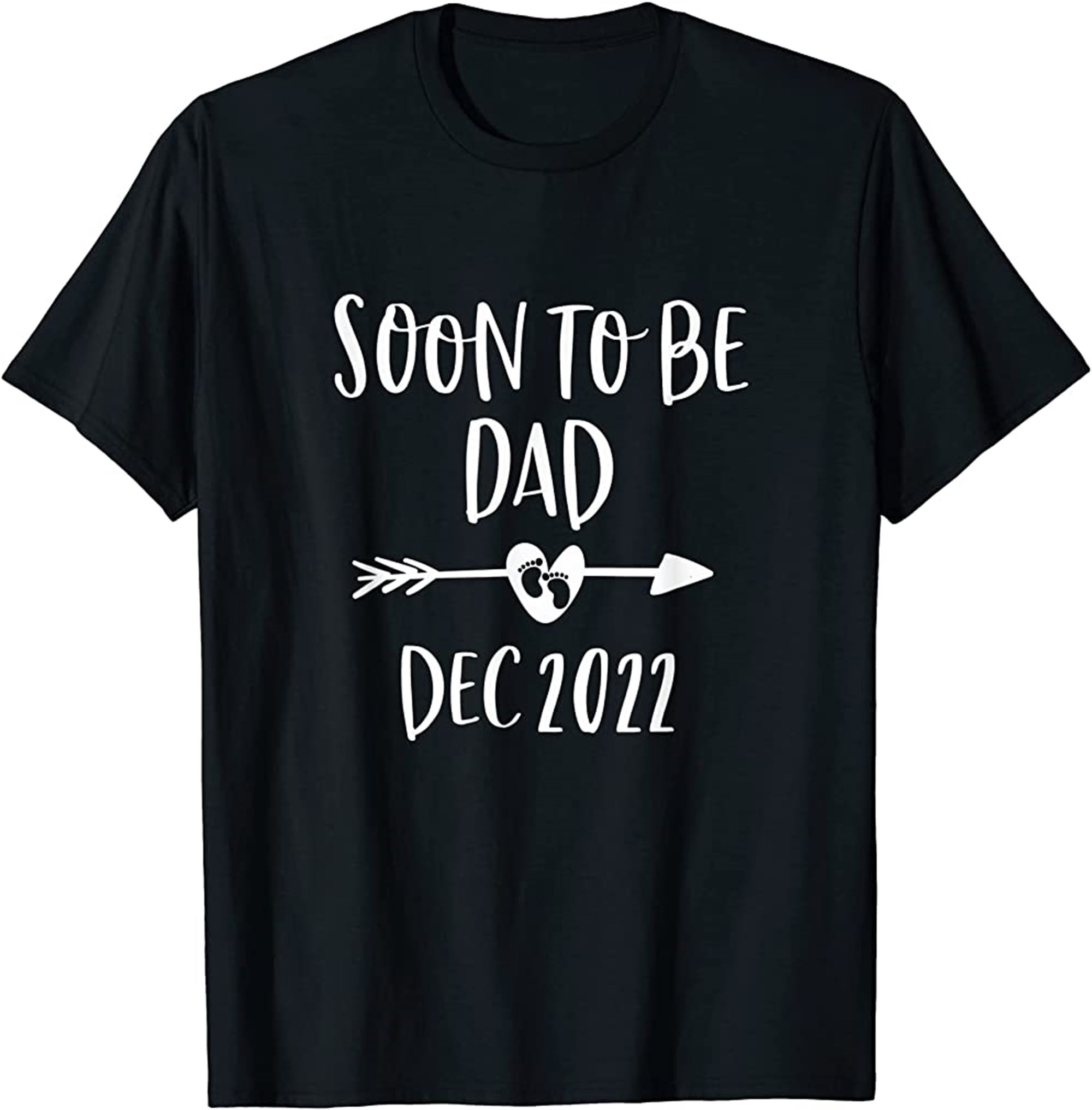 Soon To Be Dad Est December 2022 Tee Pregnancy Announcement T-shirt Plus Size Up To 5xl