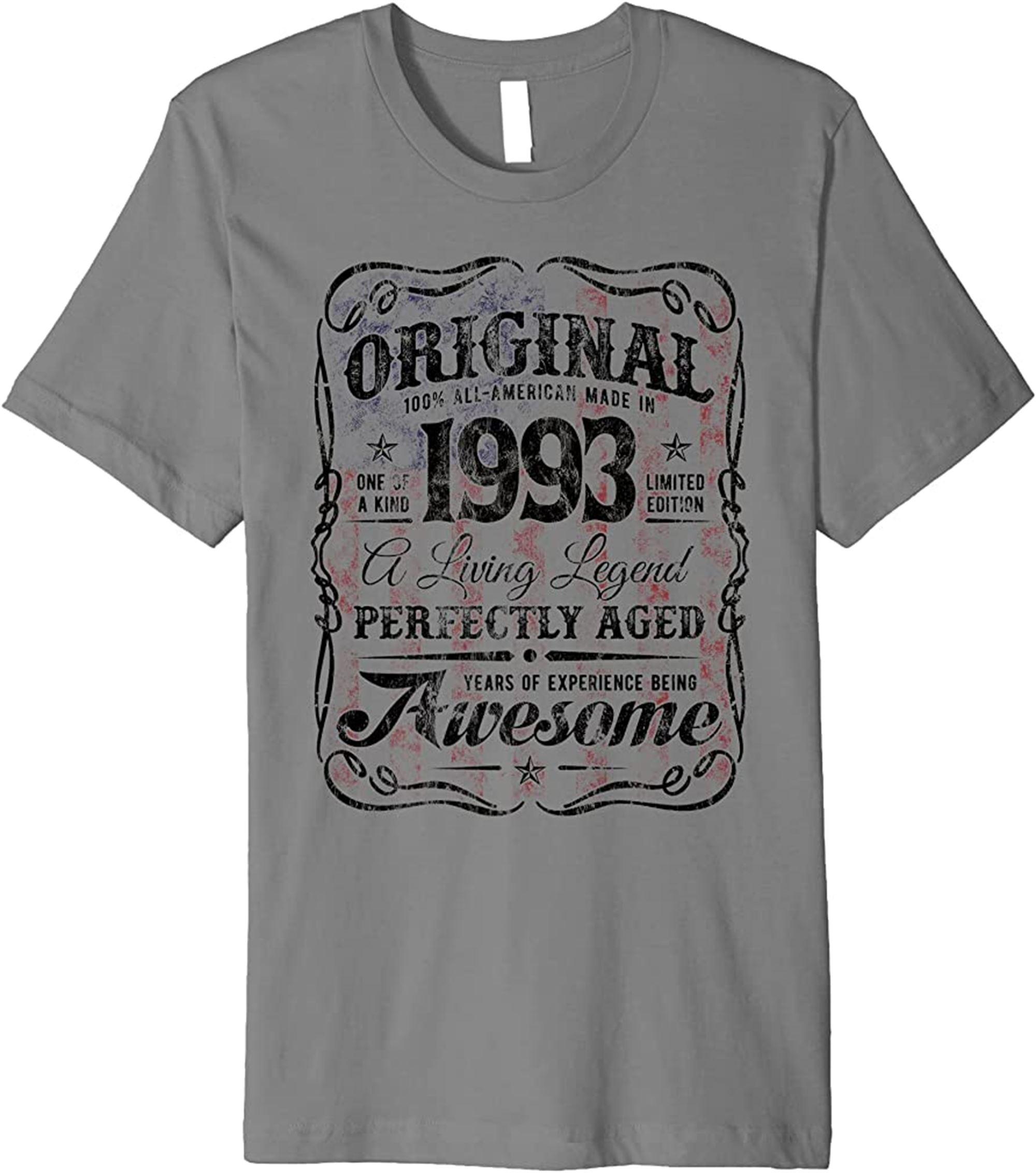 Vintage Legends Made In 1993 Original 29th Birthday Premium T-shirt Full Size Up To 5xl