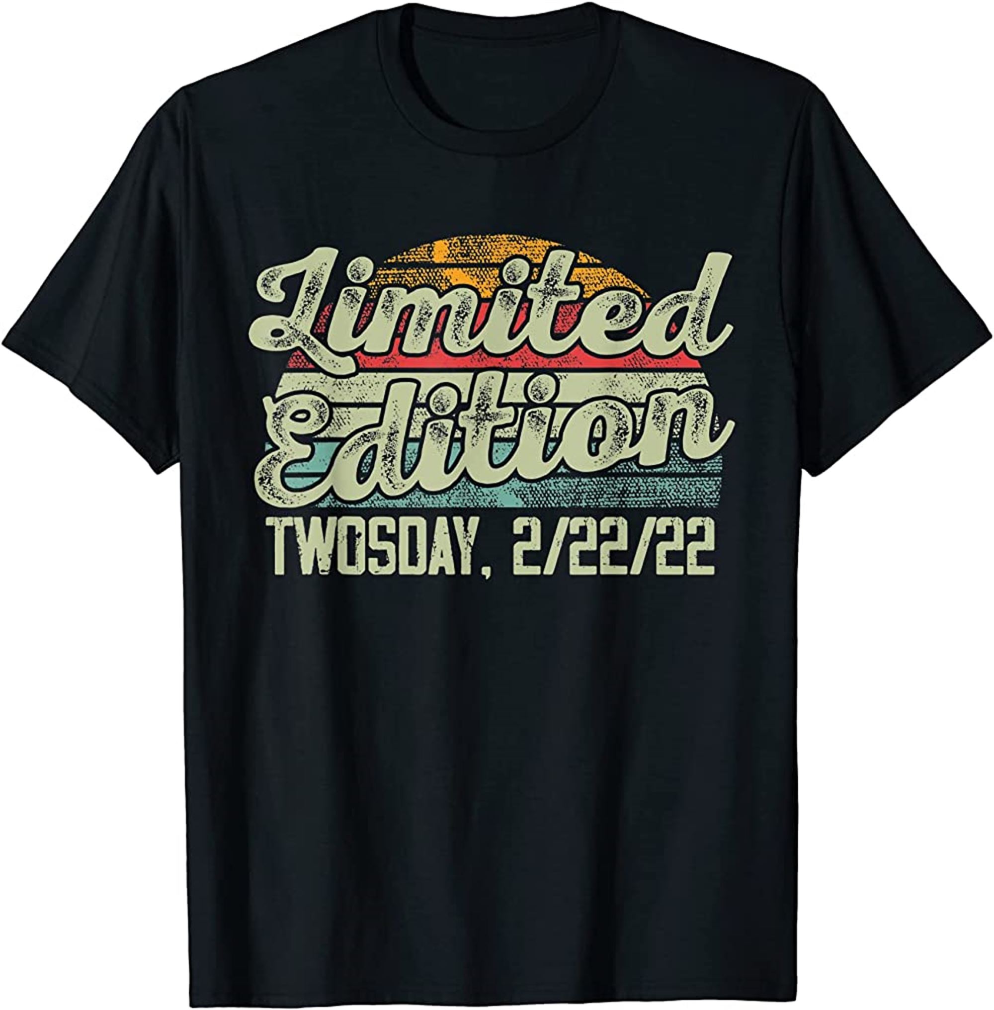 Retro Twosday Tuesday February 22nd 2022 Funny 22222 T-shirt Size Up To 5xl