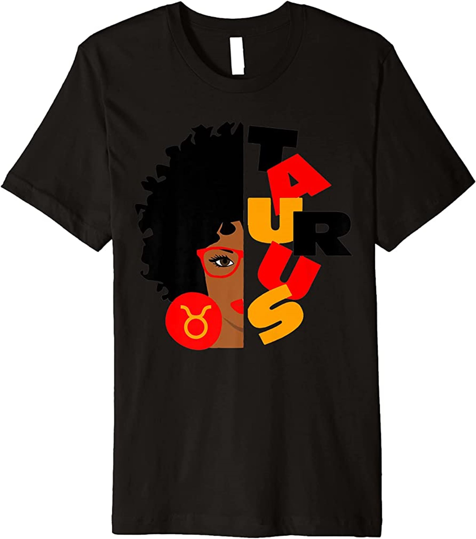 Taurus Girl Africa Girl Zodiac Signs Birthday Premium T-shirt Full Size Up To 5xl