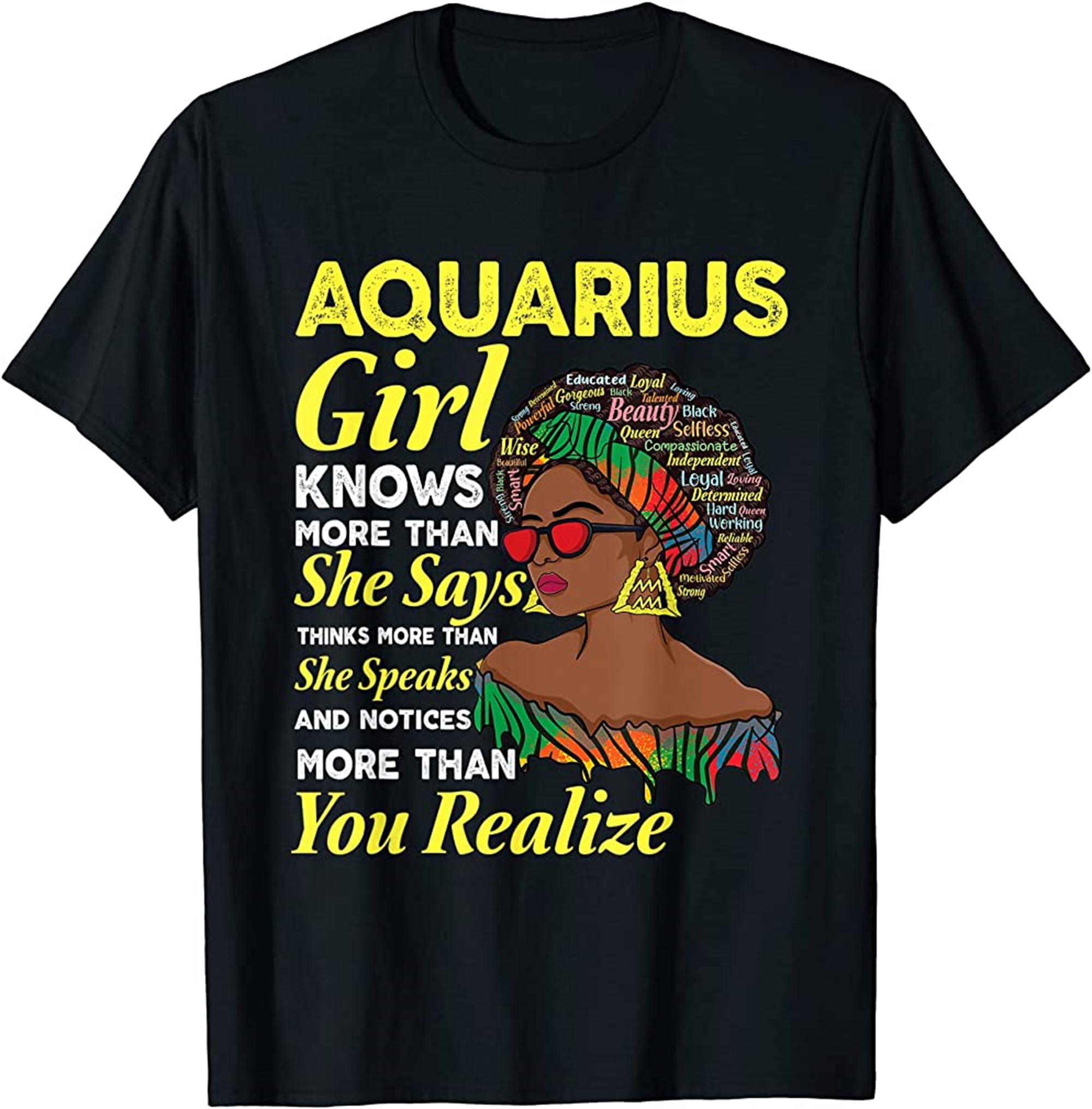 January And February Birthday Zodiac Sign Aquarius Queen T-shirt Full Size Up To 5xl