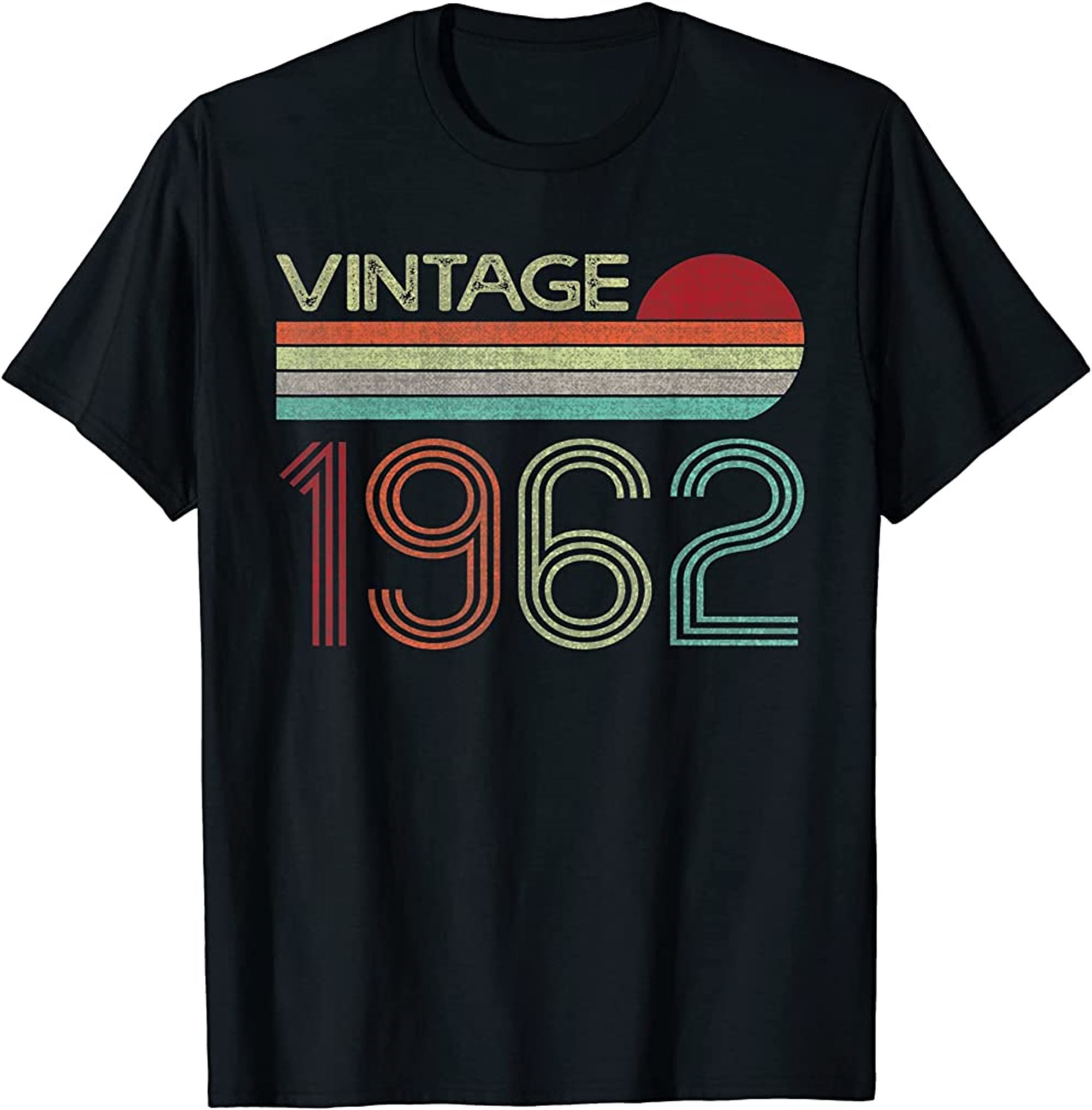 Vintage 1962 60th Birthday Gift Men Women 60 Years Old T-shirt Plus Size Up To 5xl