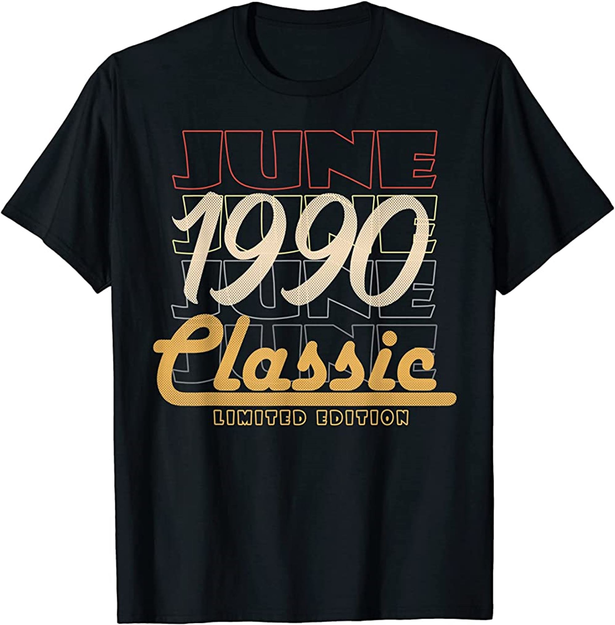 32 Years Old Birthday Gifts Vintage June 32nd 1990 T-shirt Size Up To 5xl